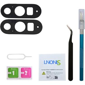 Pixel 9 Pro XL Rear Back Camera Glass Lens Replacement for Google Pixel 9 Pro XL with Adhesive Preinstalled and Repair Toolkit (Pixel 9 Pro XL)