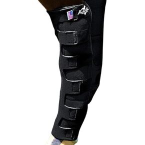 Professionals Choice Equine Nine Pocket Ice Boot (Universal Size, Black)