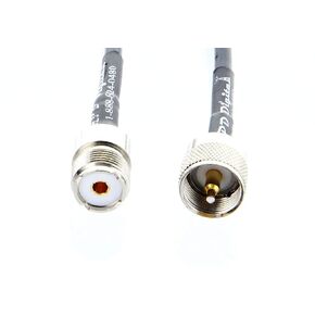 MPD Digital I RG58 Coaxial Cable I UHF PL259 Male to UHF SO239 Female Connectors I Low Loss I CB Ham Radio, Hotspot WiFi, Radio Transmitters, Antenna I 10 FT