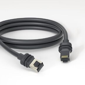 Starlink Mini/Gen 3 Ethernet Cable 6.6FT/2M for Starlink Mini Dish and Router or Ethernet Switch,Waterproof Portable Starlink Mini Satellite Kit,Gray