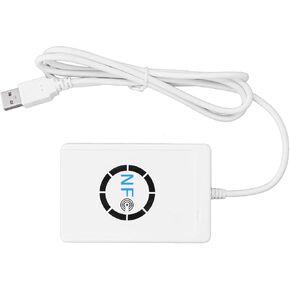 NFC Reader, ACR122U NFC USB2.0 424kbps 13.56MHz Contactless Smart Card Reader Writer,Smart IC Card Reader Writer Copier Duplicator