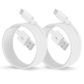 [Apple MFi Certified] Car Carplay Cable for iPhone 16,2Pack 6.6Ft USB A to USB C Fast Car Charger Nylon Braid Data Sync Cord Cable for iPhone 16/16 Plus/16 Pro/16 Pro Max/15/15 Plus/15Pro/15 Pro Max