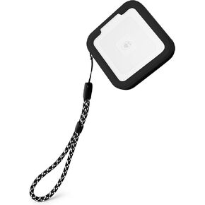 Geiomoo Silicone Suction Case for Square Reader for Contactless and Chip (2nd Generation), Protective Cover with Strap (Black)