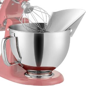 5 QT Stainless Steel Mixer Bowl Compatible With KITCHENAID TILT-HEAD STAND MIXERS 4.5-Quart And 5-Quart Mixing Bowl With Handle.Stainless Steel Food Auxiliary Aisle