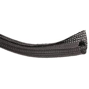 Braided Sleeving, 8 Ft., Black,