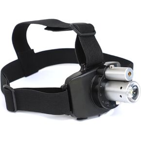 Rechargeable LED Laser Headlamp for Sensorimotor Control Testing Headlamp - Lightweight Laser Headlights Enhance Physical Therapy with Adjustable Angles Headband and Powerful LED Lights