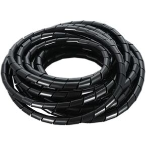 Spiral Cable Wrap- 18 Ft 1/2" Spiral Wire Wrap Tube,PC Manage Cable for PC TV Computer Electrical Wire Organizer (Dia 1/2Inch-Length 18Ft)
