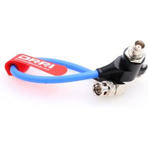 12G SDI Protector Cable Galvanic-Isolators Right Angle BNC Male to Right Angle BNC Female for ARRI Mini,RED Komodo (Red, 20CM)