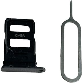 OEM Dual SIM Card Tray Holder solt+pin Replacement for Xiaomi Mi 11 Ultra Black