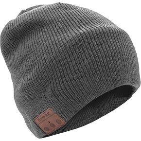 Soundbot Bluetooth Wireless Knit Beanie Headset with Mic - 5Hr Music, 7Hr Talking