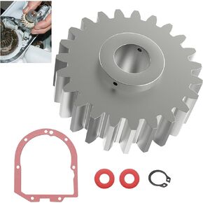Upgraded Materials W10112253 Worm Gear W/4162324 Case Gasket Kit for Whirlpool Kitchen-Aid Mixers Replace 4162897 AP4295669 4161531 WPW10112253