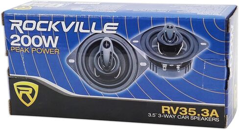 Pair Rockville RV69.2C 6x9 Component Car Speakers 1000 Watts/220w RMS CEA Rated, Black in Kuwait