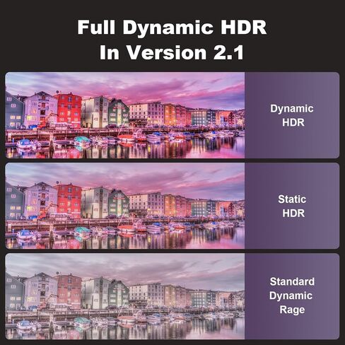 كابل HDMI 2.1 من الألياف البصرية النشطة 8K 4K بطول 30 قدمًا، يدعم 8K@60 هرتز 4K@120 هرتز عالي السرعة 48 جيجابت في الثانية سلك HDMI بصري طويل من الألياف مع HDR/eARC/HDCP ديناميكي، لصندوق تلفزيون شاشة سطح المكتب PS5 PS4 in Saudi Arabia
