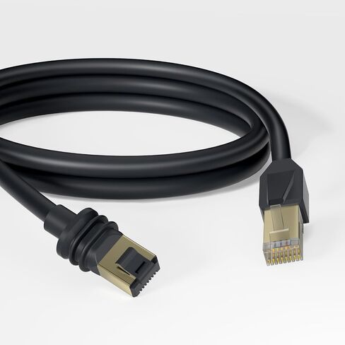 كابل Starlink Mini/Gen 3 Ethernet بطول 6.6FT/2M لطبق Starlink الصغير وجهاز التوجيه أو مفتاح Ethernet، طقم Starlink Mini Satellite المحمول المقاوم للماء، رمادي in Saudi Arabia
