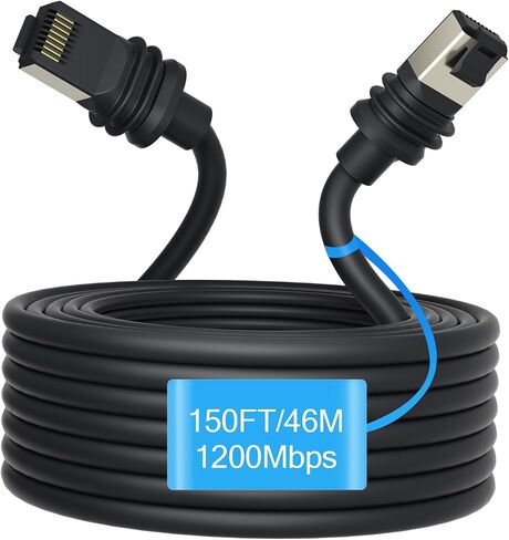 كابل Starlink Mini/Gen 3 Ethernet بطول 6.6FT/2M لطبق Starlink الصغير وجهاز التوجيه أو مفتاح Ethernet، طقم Starlink Mini Satellite المحمول المقاوم للماء، رمادي in Saudi Arabia