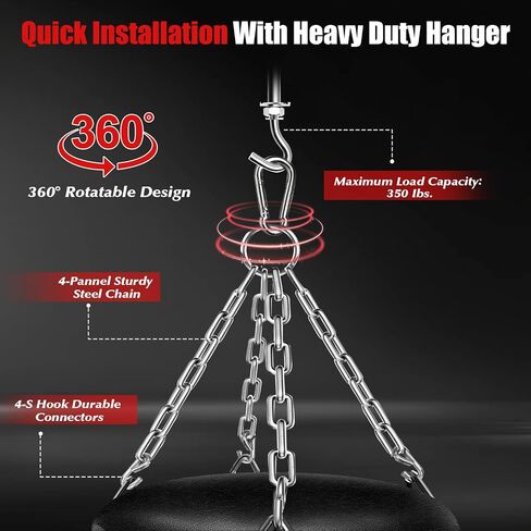 Hanging Punching Bag for Adults, 4FT Oxford Boxing Heavy Bag, Heavy Boxing Bag Set with Hand Wraps Chains, Kick Punching Bags for MMA Karate Kickboxing Boxing Muay Thai Training(Unfilled) in Saudi Arabia