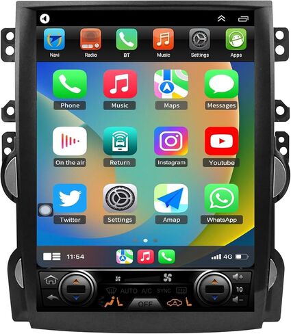 راديو ستيريو للسيارة 5G-WiFi 8-Core (4GB+64GB) لسيارة Chevy Malibu 2013 2014 2015، شاشة لمس 12.1 بوصة مع Carplay Android Auto، 5.0 بلوتوث FM/AM/RDS DSP GPS SWC A/C in Kuwait