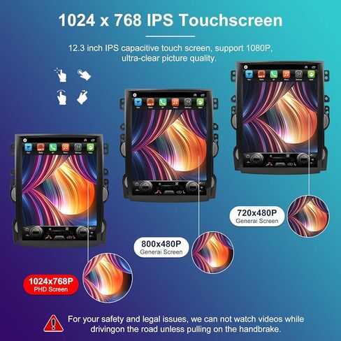 راديو ستيريو للسيارة 5G-WiFi 8-Core (4GB+64GB) لسيارة Chevy Malibu 2013 2014 2015، شاشة لمس 12.1 بوصة مع Carplay Android Auto، 5.0 بلوتوث FM/AM/RDS DSP GPS SWC A/C in Kuwait