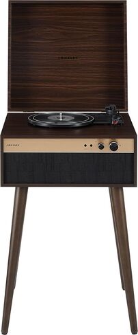 كروسلي CR6236AFT-WA جاسبر 3 سرعات بلوتوث داخل/خارج مشغل تسجيلات الفينيل مع مكبرات صوت مدمجة وأرجل قابلة للفصل، جوزي in Kuwait