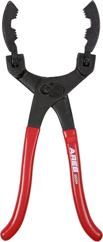 ARES 56054-13-Inch Oil Filter Pliers – 2-1/4-Inch to 4-3/4-Inch Jaw Opening - Adjustable Oil Filter Wrench Features Long Handles with Nonslip Grips and Multiposition Swivel Jaw Design in Kuwait
