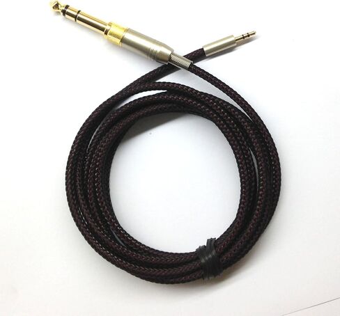 كابل ترقية الصوت البديل ABLET متوافق مع سماعات Sennheiser Momentum 4، ACCENTUM، PXC550، PXC550 ii، PXC480، ACCENTUM Plus 1.5 متر/4.9 قدم مع محول 6.35 مم in Kuwait