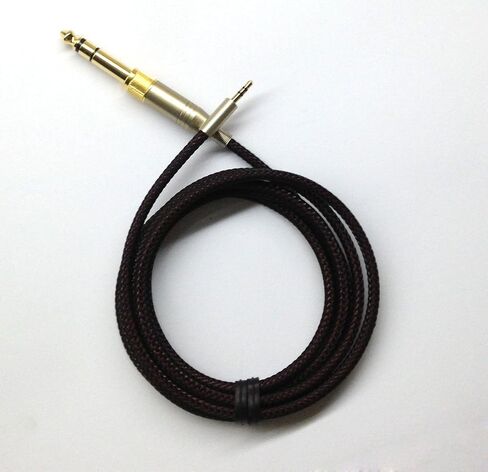 كابل ترقية الصوت البديل ABLET متوافق مع سماعات Sennheiser Momentum 4، ACCENTUM، PXC550، PXC550 ii، PXC480، ACCENTUM Plus 1.5 متر/4.9 قدم مع محول 6.35 مم in Kuwait