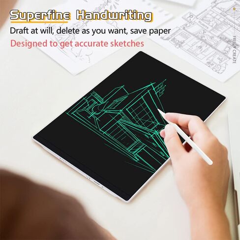 KYSTAR 11.5 Inch Full Screen LCD Writing Tablet Digital Sketch Pad eWriter Drawing Pad with Built-in Magnets Superfine Line Design Pefer for Office Staffs, Construction Workers, Designers,Engineer in Saudi Arabia