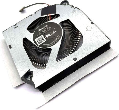 BestParts الجيل الخامس من مروحة تبريد AeroBlade 3D CPU المعدنية بالكامل من أجل Acer Nitro 5 AN517-42، AN517-55، PN: NS8CC19، F12 Side Fan (يمكن لمروحة AeroBlade استبدال مروحة الشفرة البلاستيكية) in Saudi Arabia
