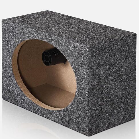 5" Ported Subwoofer Box, Ported Speaker Box for Better Heat Management, Speaker Enclosure Unloaded Box for DIY Car or Truck Audio Custom w/Sound-Absorbing Cotton & Premium Carpeted Finish in Saudi Arabia