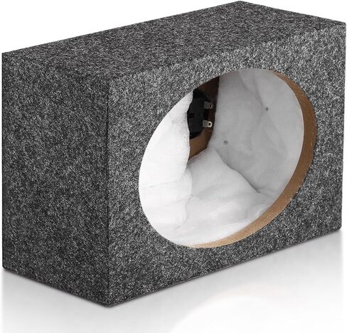5" Ported Subwoofer Box, Ported Speaker Box for Better Heat Management, Speaker Enclosure Unloaded Box for DIY Car or Truck Audio Custom w/Sound-Absorbing Cotton & Premium Carpeted Finish in Saudi Arabia