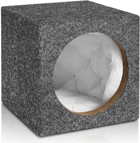 5" Ported Subwoofer Box, Ported Speaker Box for Better Heat Management, Speaker Enclosure Unloaded Box for DIY Car or Truck Audio Custom w/Sound-Absorbing Cotton & Premium Carpeted Finish in Kuwait