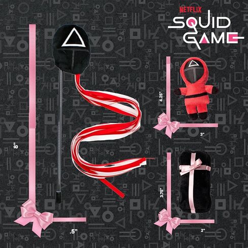 Squid Game Official Merchandise | Toys for Cats | Teaser Wand, Plush Toy Soldier & Toy Box in Saudi Arabia