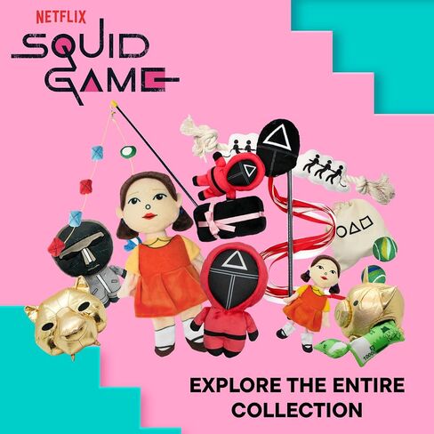 Squid Game Official Merchandise | Toys for Cats | Teaser Wand, Plush Toy Soldier & Toy Box in Saudi Arabia