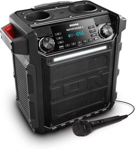 مكبر صوت محمول بتقنية بلوتوث Ion Pathfinder II Rugged - أحمر (متجدد) in Saudi Arabia