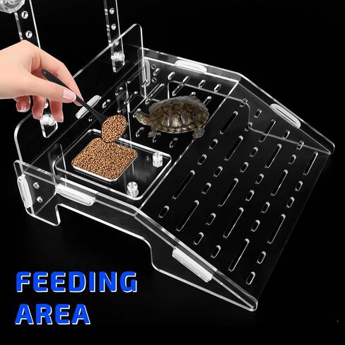 منصة تشمس السلحفاة، منصة تشمس السلحفاة قابلة للتعديل، منصة تشمس مع أكواب شفط، منصة تشمس سلحفاة مع تغذية قابلة للإزالة، منصة تشمس للسلاحف المائية in Kuwait