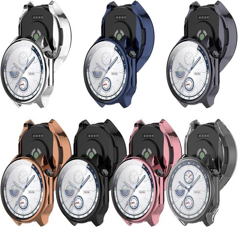 متوافق مع OnePlus Watch 2، غطاء واقي شاشة ممتص للصدمات ناعم من مادة TPU مقاوم للصدمات لحافظة OnePlus Watch 2 (7 ألوان) in Saudi Arabia