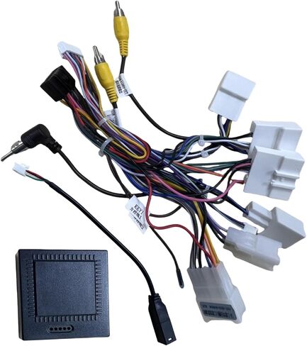 Car Stereo Radio Wiring Harness for Toyota Camry Corolla RAV4 Prado Fortuner Highlander Tundra Yaris, 16PIN Power Cable Adapter with JBL Amplifier Backup Camera Steering Wheel Control CANBUS in Saudi Arabia
