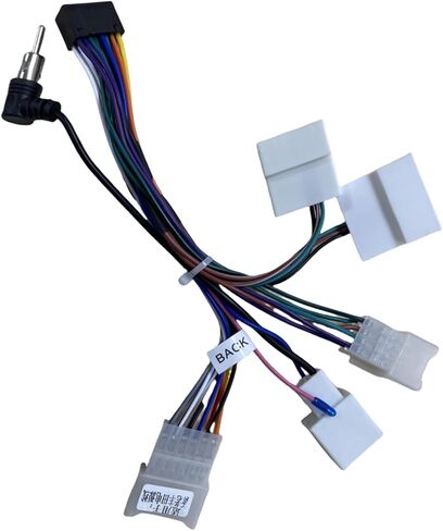 Car Stereo Radio Wiring Harness for Toyota Camry Corolla RAV4 Prado Fortuner Highlander Tundra Yaris, 16PIN Power Cable Adapter with JBL Amplifier Backup Camera Steering Wheel Control CANBUS in Saudi Arabia