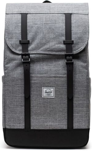 Herschel Supply Co. Retreat Backpack, Light Grey Crosshatch, One Size in Saudi Arabia
