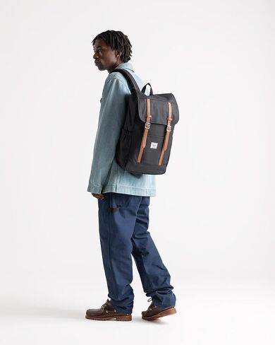 Herschel Supply Co. Retreat Backpack, Light Grey Crosshatch, One Size in Saudi Arabia