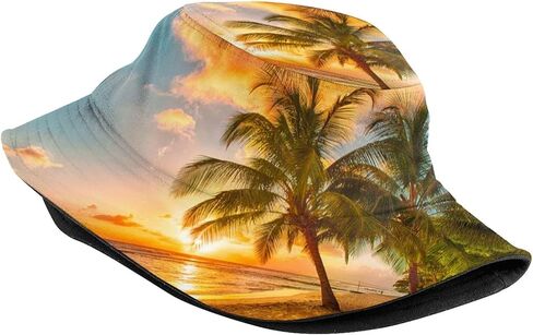 Bucket Hat Packable Breathable Sun Hats for Women Men Teens Unisex Summer Travel Beach Fisherman Cap in Saudi Arabia
