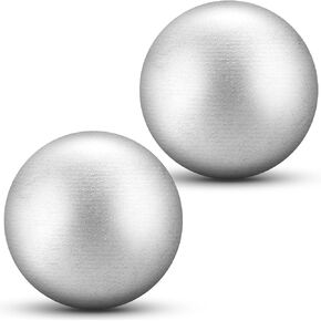 2 Pcs Spring Sports Iron Shot Put Outdoor Shot Put Balls Silver Cast Iron Shotput Weight Balls for High School Track and Field Competition Practice Girls Boys