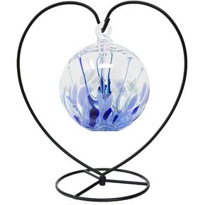 Ornament Display Stand Holder Iron Hanger for Chrismas Hanging Glass Globes (C Shape 1 Pcs)