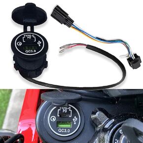 Motorcycle Phone USB Quick Charge 3.0 Type-c PD Dual USB Port Kit Fit for Hunter Cub 125 Tail125 CT125 (2019-2024)