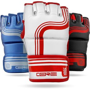 Sanabul Core Series 4 oz Grappling Gloves | Kickboxing MMA Sparring Gloves | Training Punching Bag Gloves | Combat Sports MMA Gloves for Men and Women