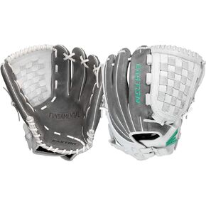 Easton | FUNDAMENTAL Fastpitch Softball Glove | 12.5" | LHT | Outfield/Pitcher Pattern | Woven Web | FMFP125