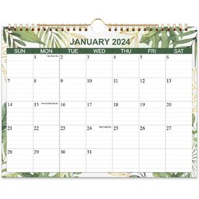 2023-2024 Calendars- Wall Calendar 2023 2024 Runs from October 2023 to December 2024, 15 Months Calendar with Thick Paper for Planning and Organizing for Home or Office, 8.5 x 11 Inches, Floral