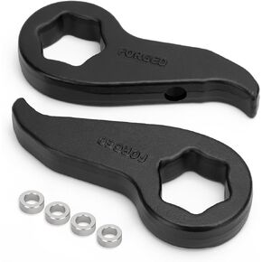 KSP 2"-4" Front Shock Extenders Fit 1988-1999 Chevy GMC K1500 K2500 4WD, Shock Extension Kit for 1992-1999 Chevy GMC K1500 K2500 Suburban 4WD, Shock Extension Brackets Mount for Tahoe Yukon 4WD