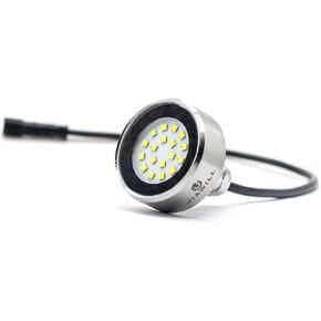 Boat Drain Plug Light Smart Control System Use Out of Water DC 9~32V 316L Stainless Steel (Blue)