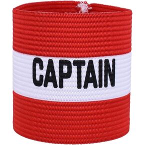 Classic Captain's Armband for Soccer Training, Adults & Youths Elastic Arm Band Captain Armbands Team Sports Accessories